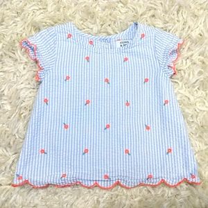 Crown & Ivy Toddler Gingham Top 2T